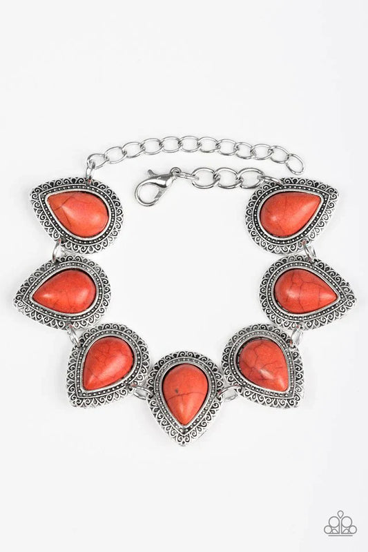 Paparazzi Bracelet ~ Canyon Creek - Orange