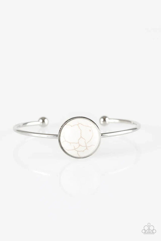 Paparazzi Bracelet ~ Magnificent Mountaineer - White