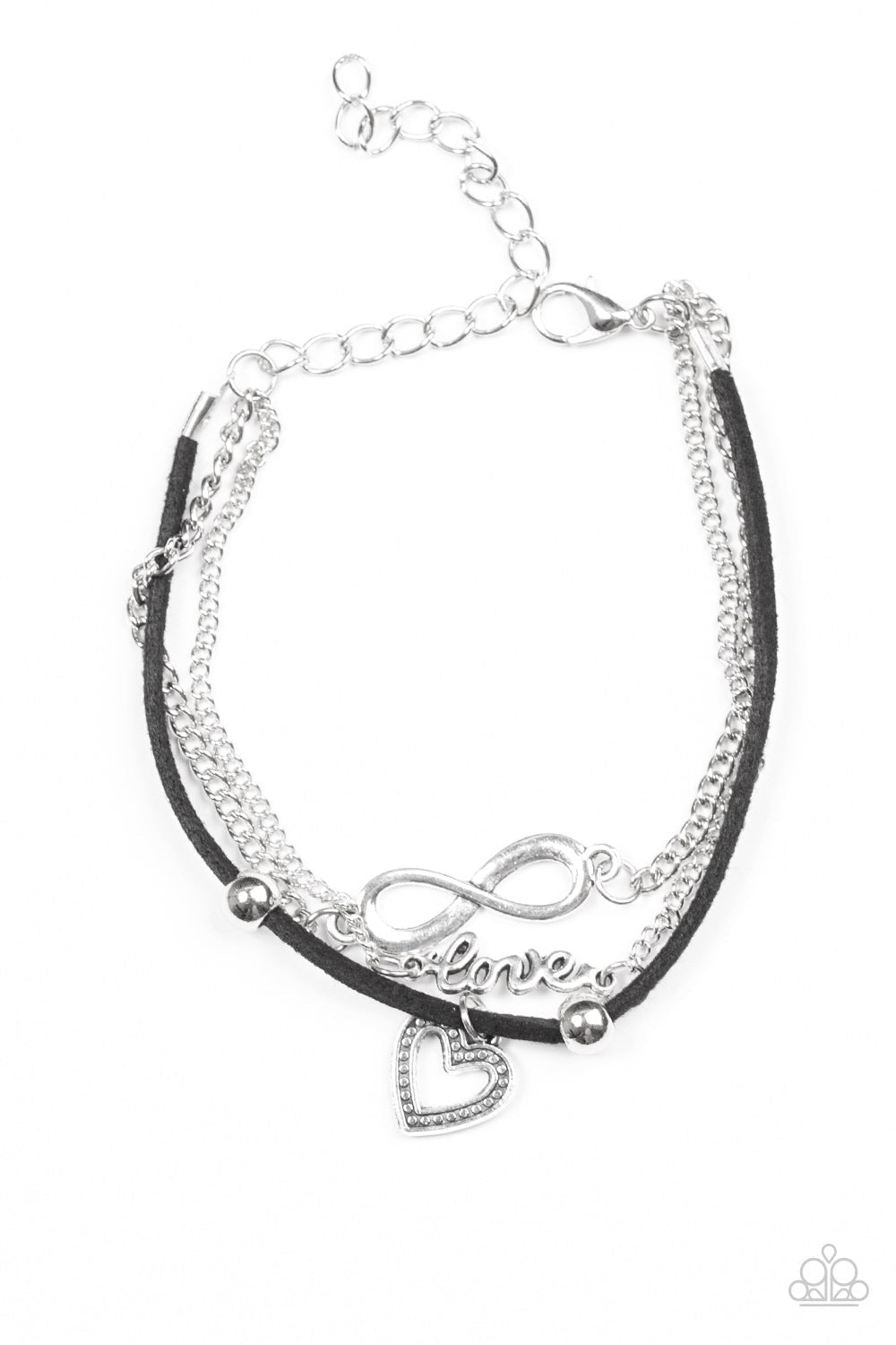 Paparazzi Bracelet ~ Laguna Love - Black