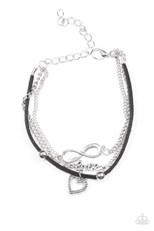 Paparazzi Bracelet ~ Laguna Love - Black