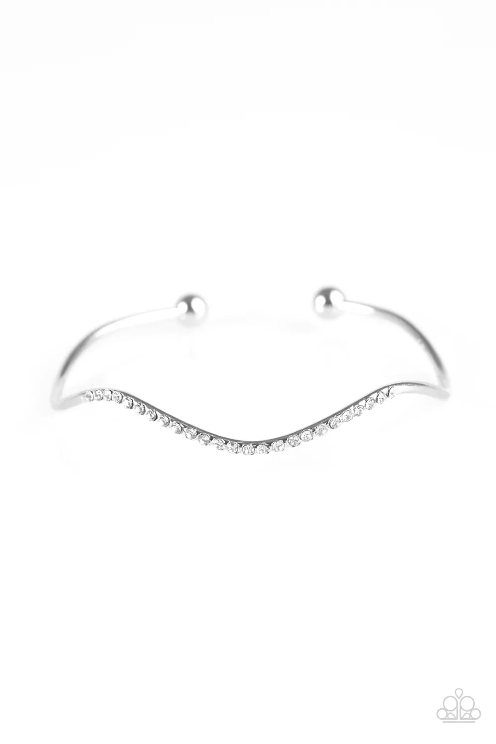 Paparazzi Bracelet ~ No Small Shimmer - White