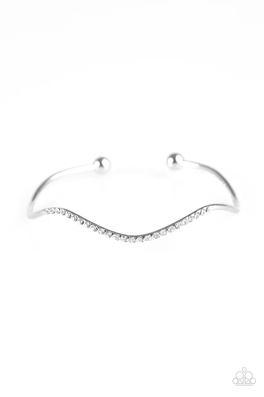 Paparazzi Bracelet ~ No Small Shimmer - White