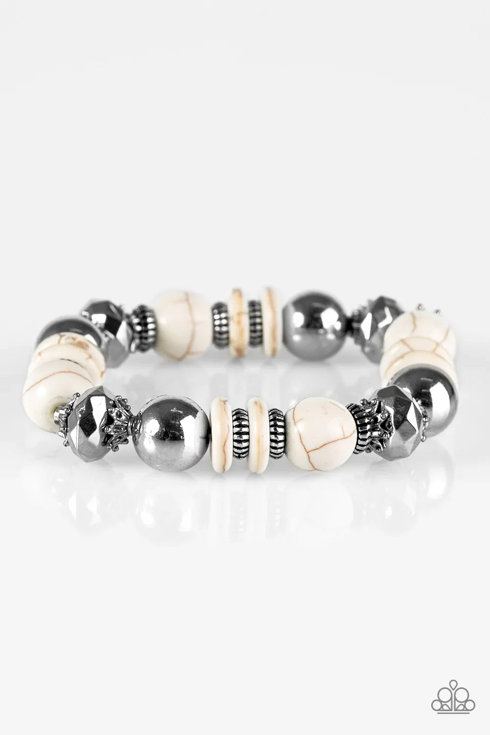 Paparazzi Bracelet ~ Mesa Maverick - White