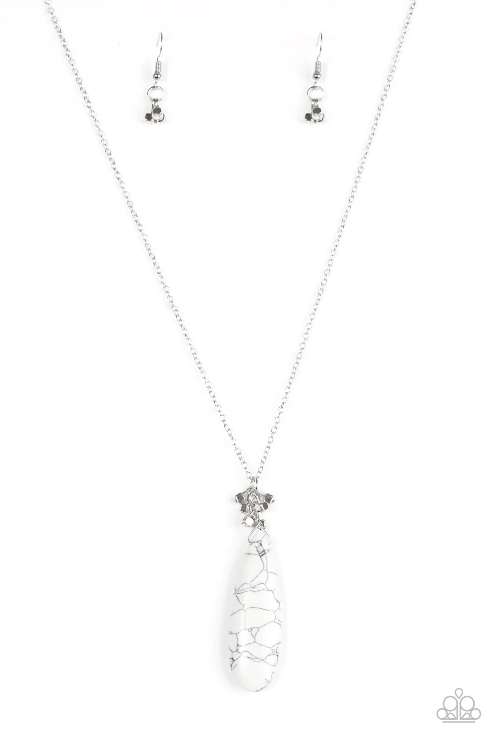 Paparazzi Necklace ~ Canyon Craze - White