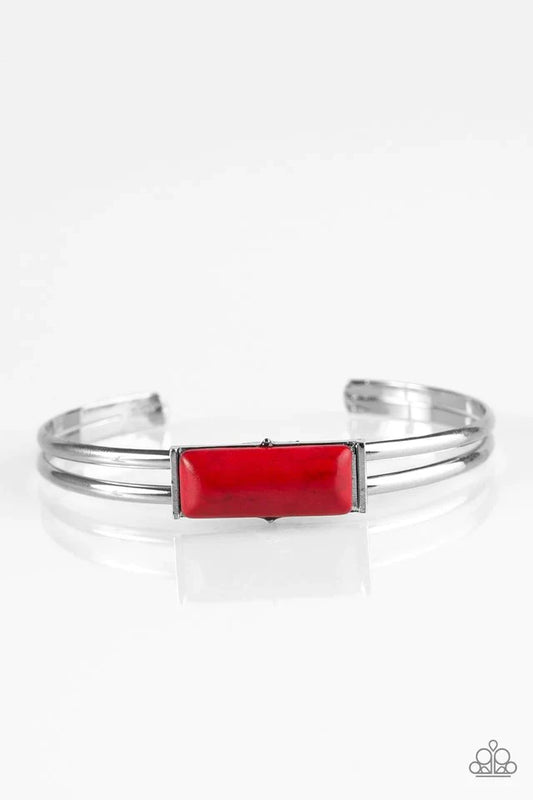 Paparazzi Bracelet ~ Desert Highway - Red