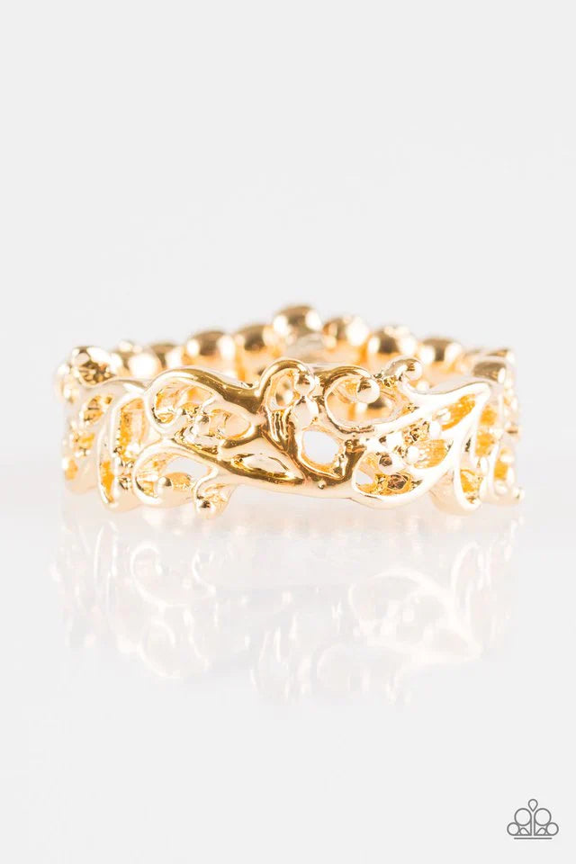 Paparazzi Ring ~ Walk A VINE Line - Gold