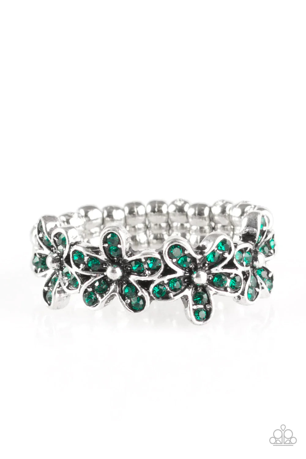 Paparazzi Ring ~ Daisy Dazzle - Green