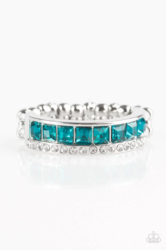 Paparazzi Ring ~ Money Motto - Blue