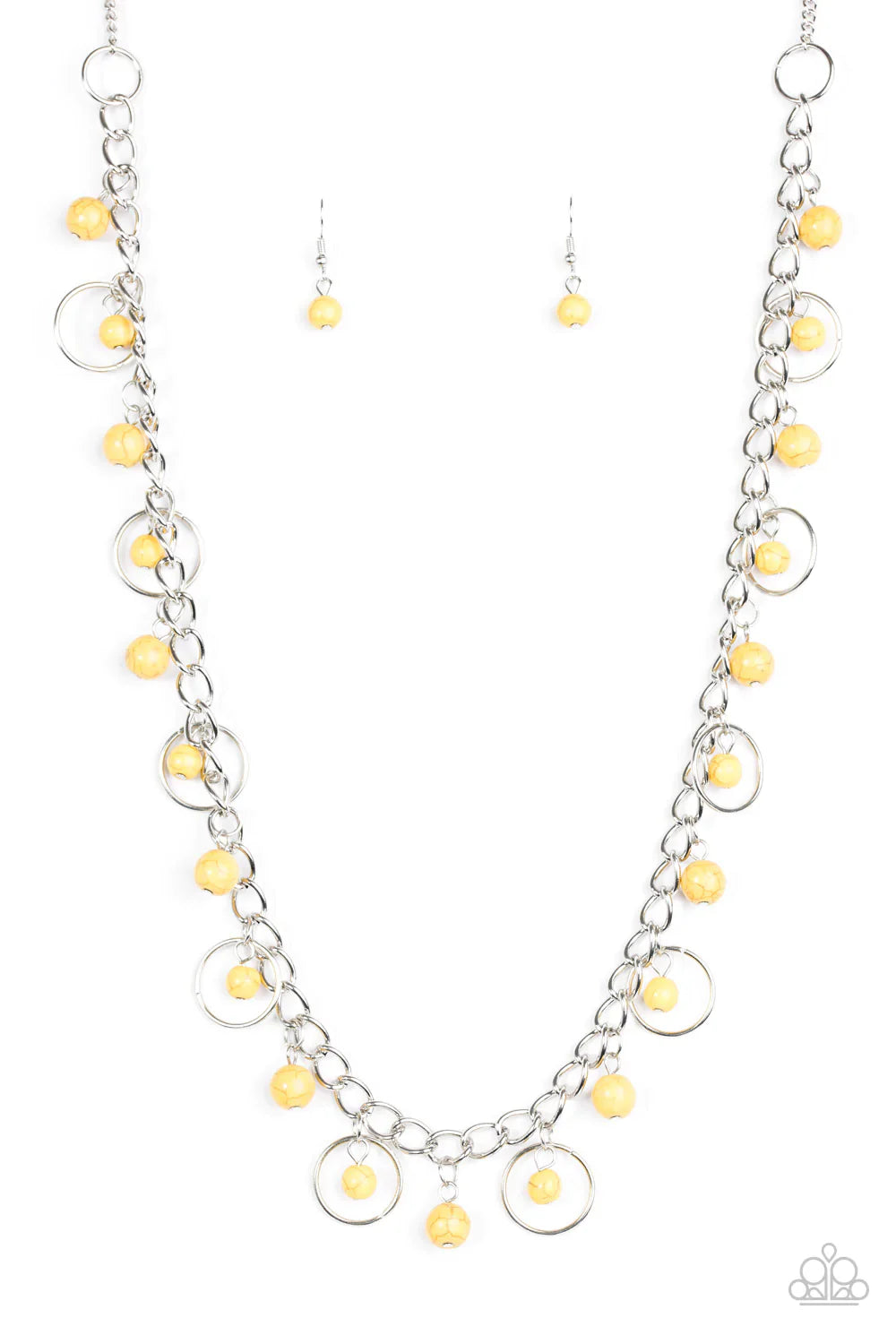 Paparazzi Necklace ~ Wolf Creek - Yellow