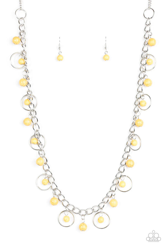 Paparazzi Necklace ~ Wolf Creek - Yellow