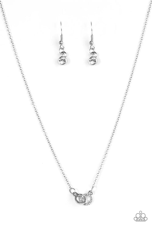 Paparazzi Necklace ~ First Rate Fashion - White
