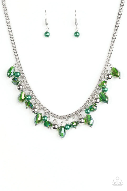 Paparazzi Necklace ~ Glammed If I Do, Glammed If I Dont - Green