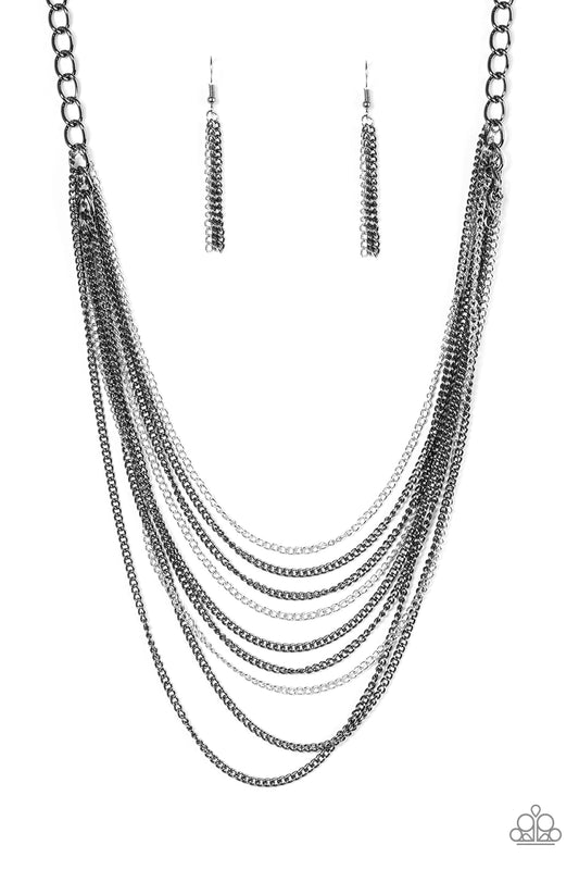 Paparazzi Necklace ~ We Gonna Slay - Black