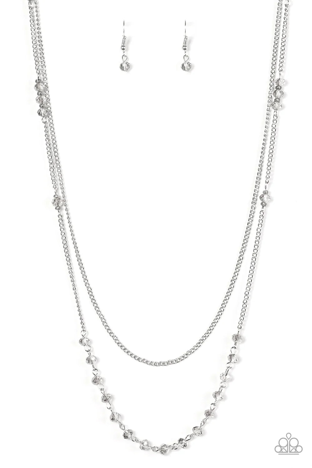 Paparazzi Necklace ~ Rich With Glitz - Silver