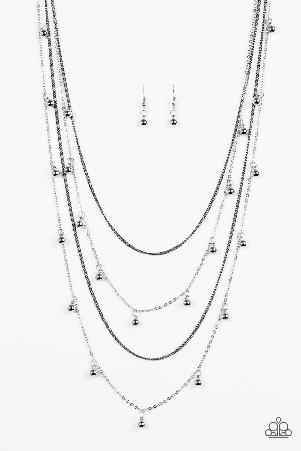Paparazzi Necklace ~ Come Out and SLAY - Silver