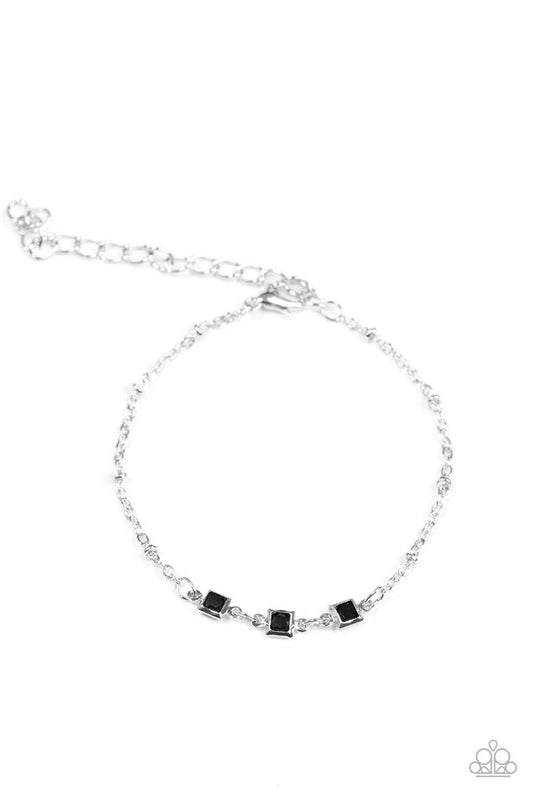 Paparazzi Bracelet ~ All I Have To Do Is GLEAM - Black