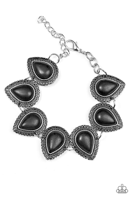 Paparazzi Bracelet ~ Canyon Creek - Black