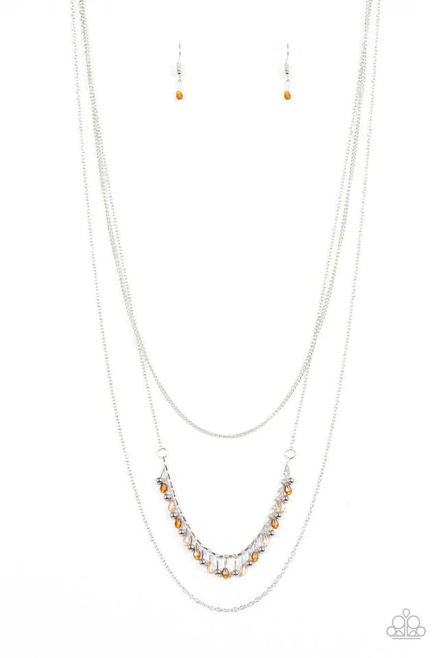 Paparazzi Necklace ~ Simply Serene - Brown