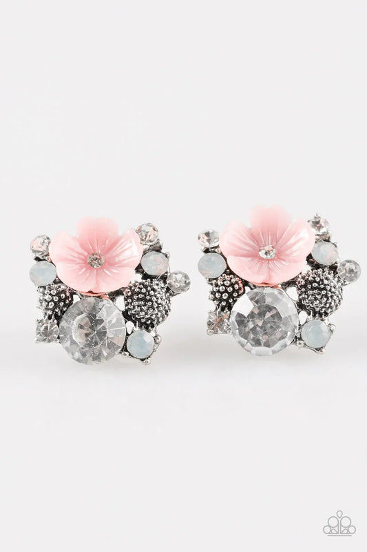 Paparazzi Earring ~ Lily Valleys - Pink