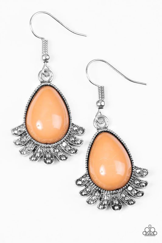 Paparazzi Earring ~ Island Inspiration - Brown