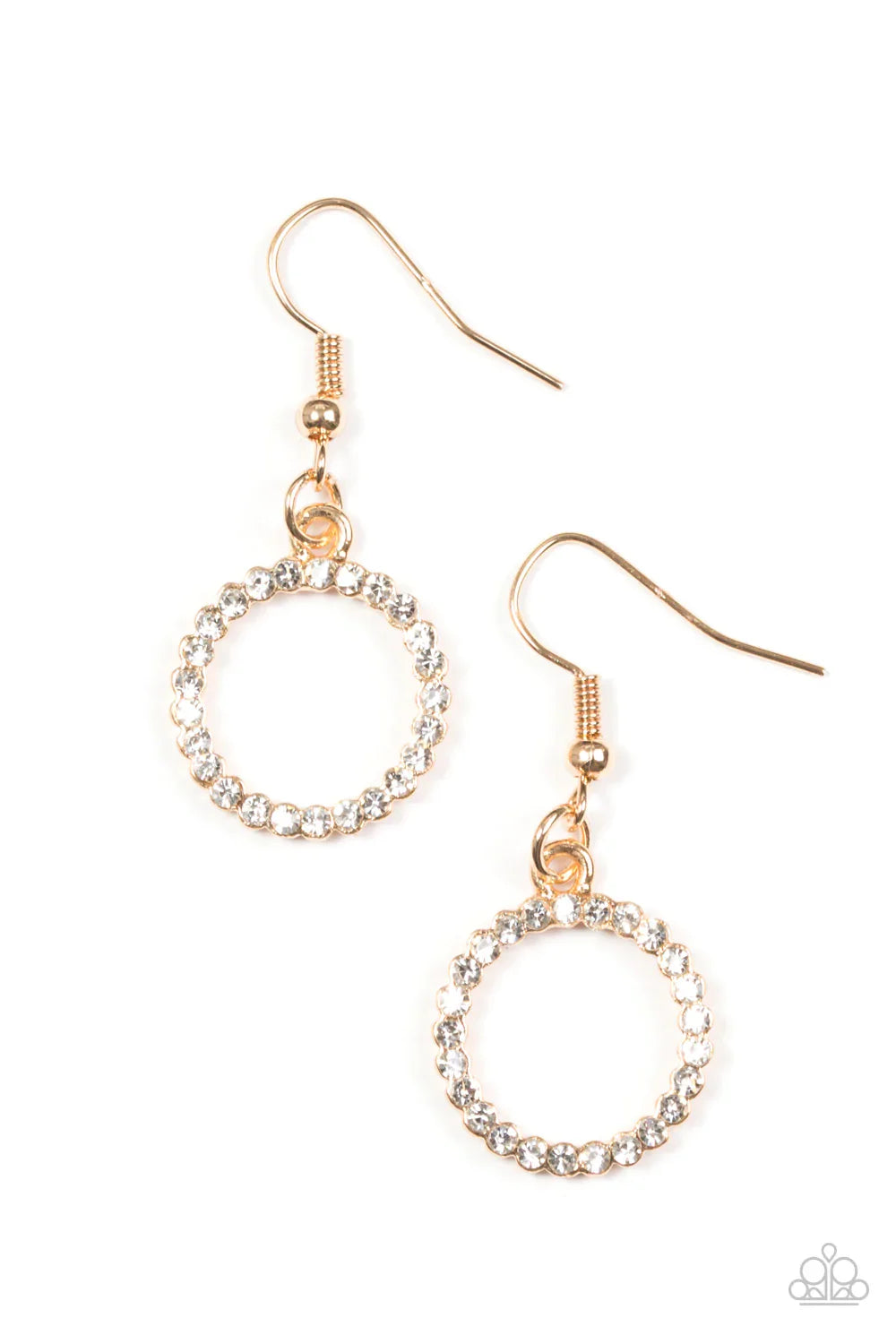 Paparazzi Earring ~ Runway Glam - Gold