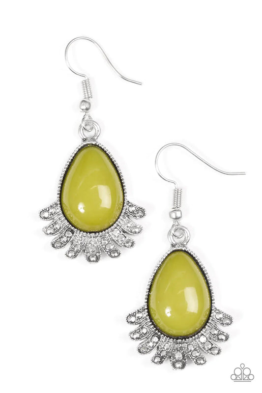 Paparazzi Earring ~ Island Inspiration - Green