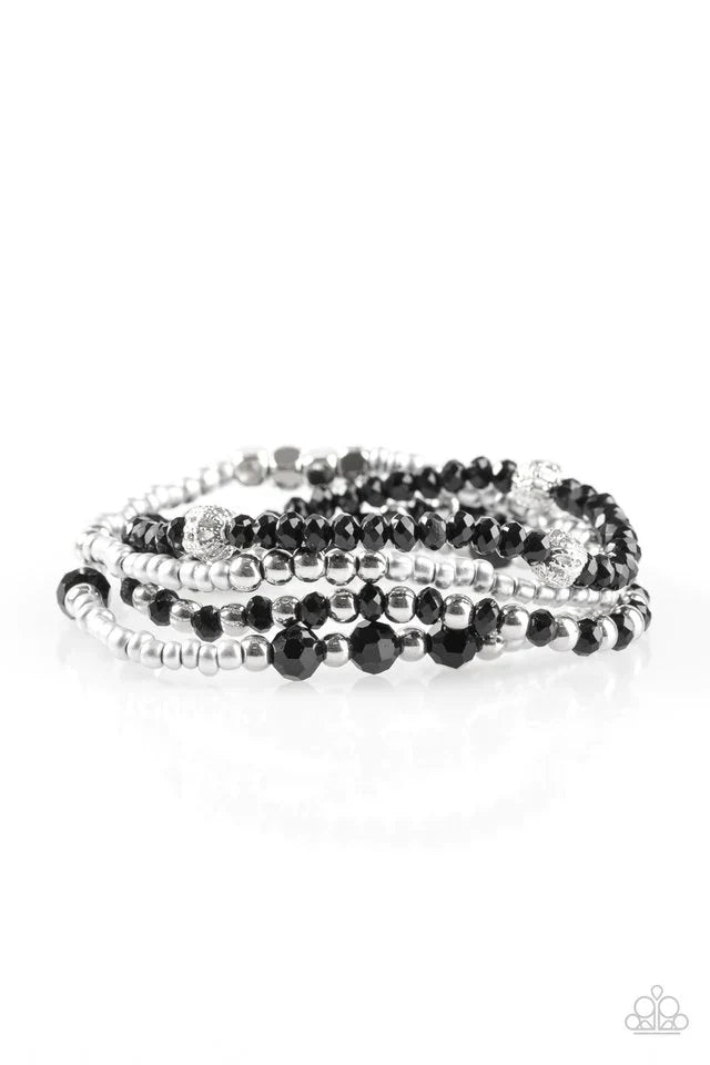 Paparazzi Bracelet ~ All Glam - Black