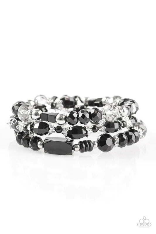 Paparazzi Bracelet ~ Girl Boss - Black