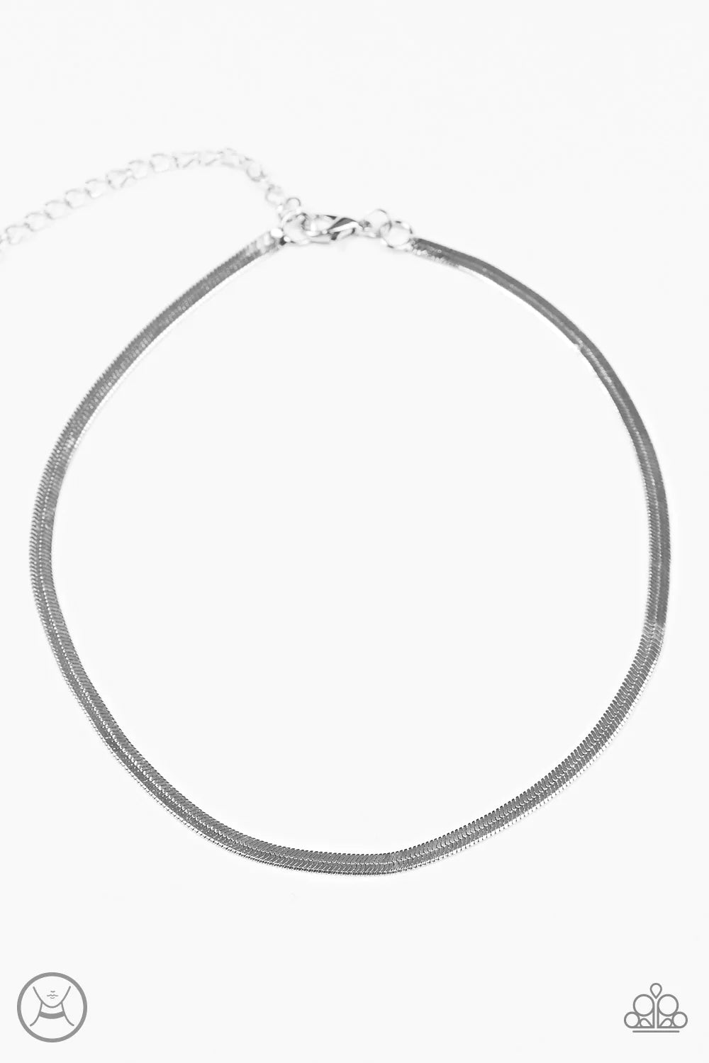 Paparazzi Necklace ~ Serpentine Shimmer - Silver