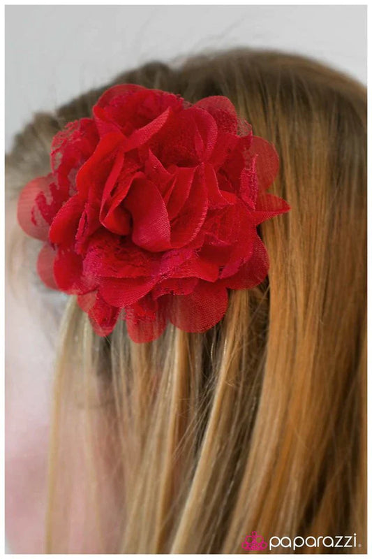 Paparazzi Hair Accessories ~ Setting the Tone - Red