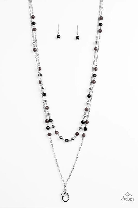 Paparazzi Necklace ~ Prismatic Sunsets - Black