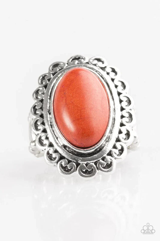 Paparazzi Ring ~ Western Wayfarer - Orange