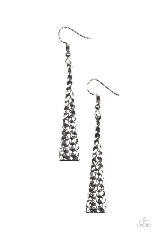 Paparazzi Earring ~ Wild Wildcat - Black