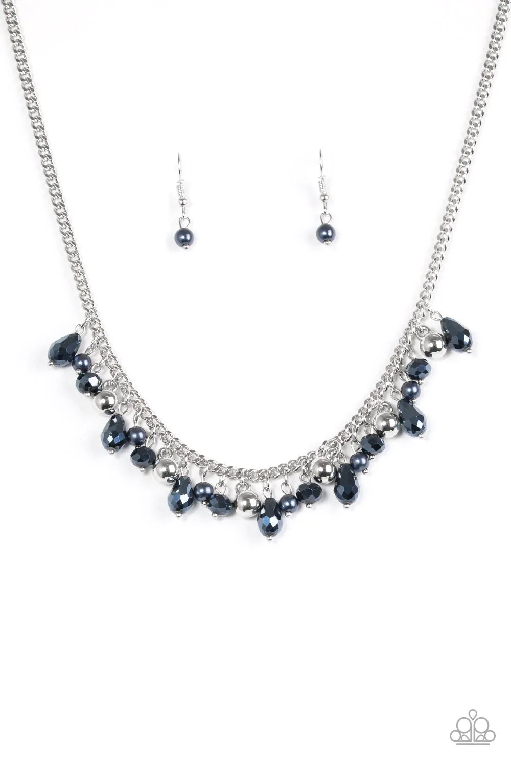 Paparazzi Necklace ~ Glammed If I Do, Glammed If I Dont - Blue