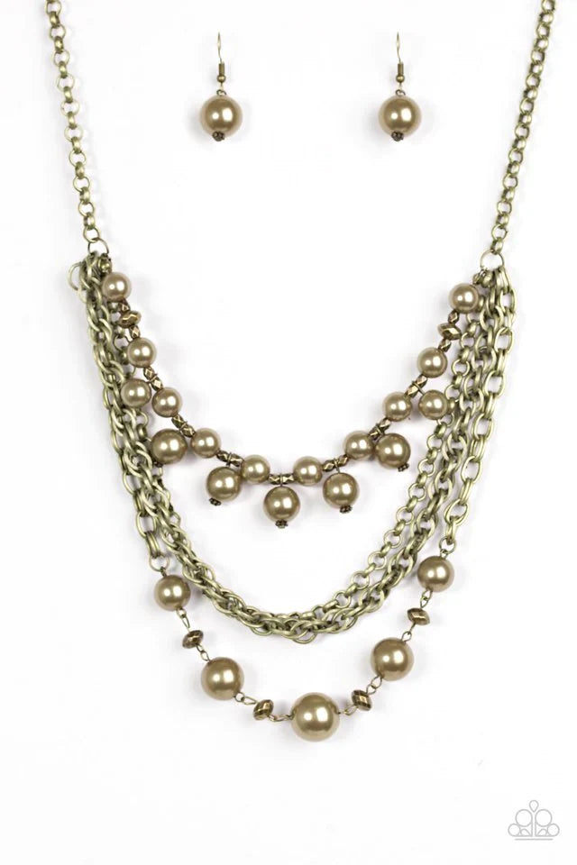 Paparazzi Necklace ~ Urban Riches - Brass