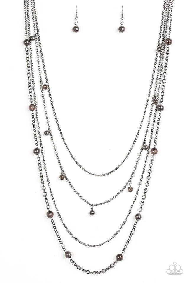 Paparazzi Necklace ~ City Cache - Black