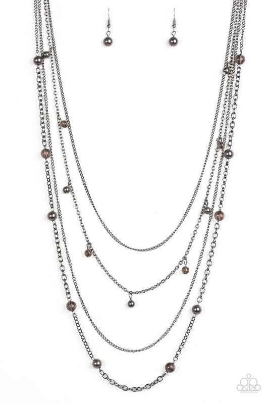 Paparazzi Necklace ~ City Cache - Black