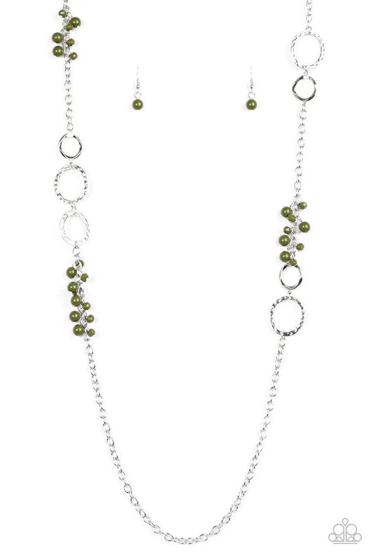 Paparazzi Necklace ~ Wanderlust Way - Green
