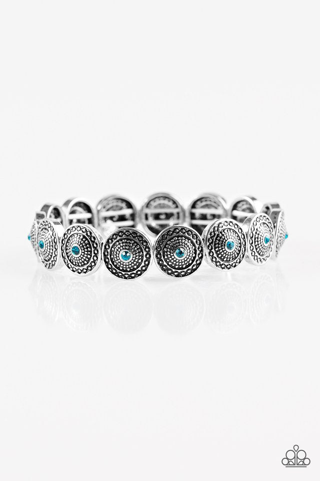 Paparazzi Bracelet ~ Get Your Shine On - Blue