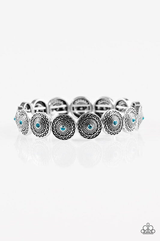 Paparazzi Bracelet ~ Get Your Shine On - Blue