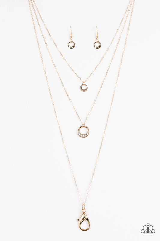 Paparazzi Necklace ~ Grandiose Glamour - Gold