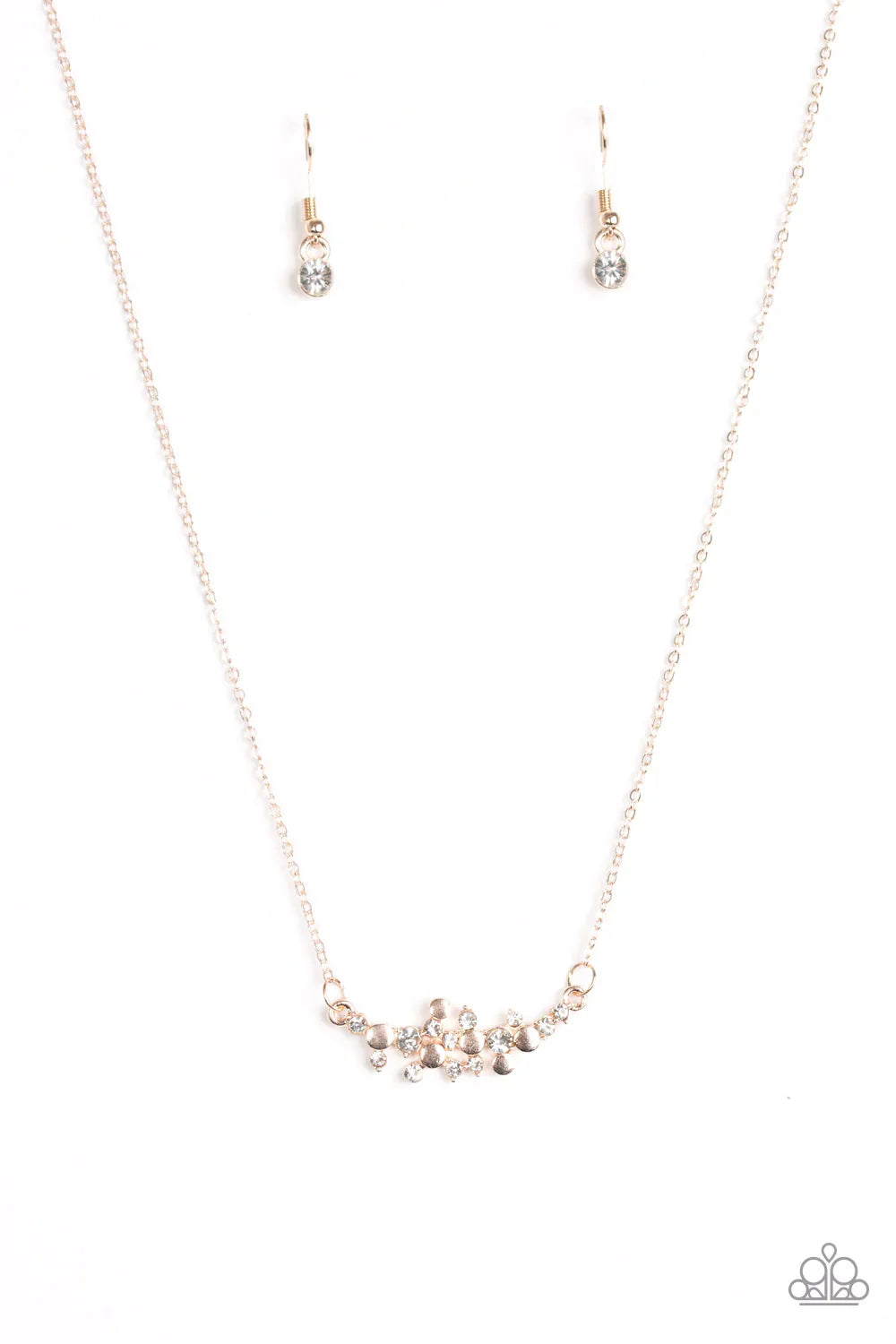 Paparazzi Necklace ~ Star Gazing Shimmer - Rose Gold