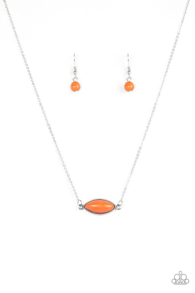 Paparazzi Necklace ~ Desert Idol - Orange
