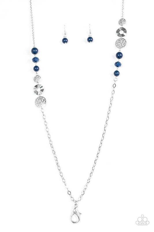 Paparazzi Necklace ~ Midnight Musical - Blue