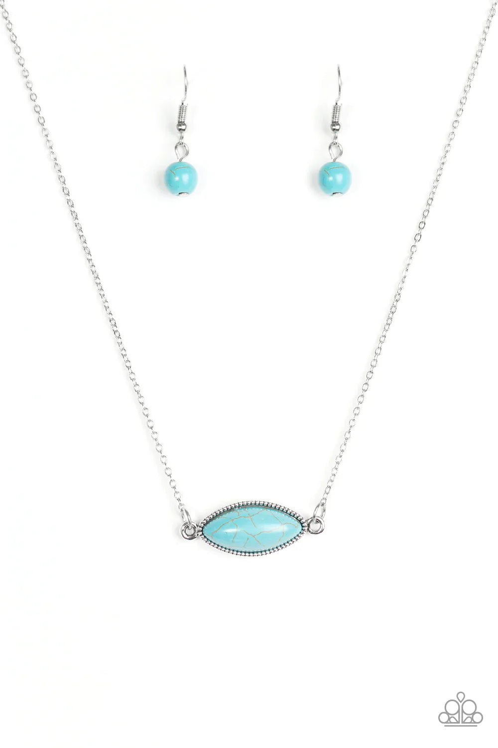 Paparazzi Necklace ~ Desert Idol - Blue