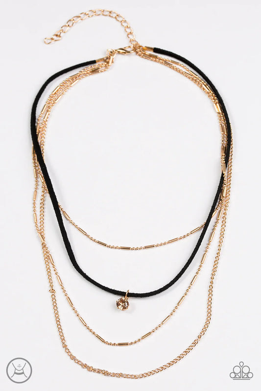 Paparazzi Necklace ~ Free Radical - Gold
