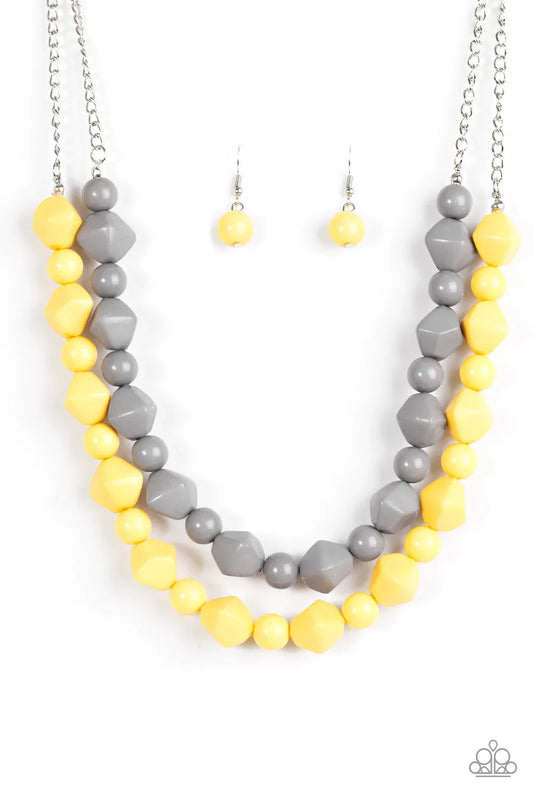 Paparazzi Necklace ~ Rio Rhythm - Yellow