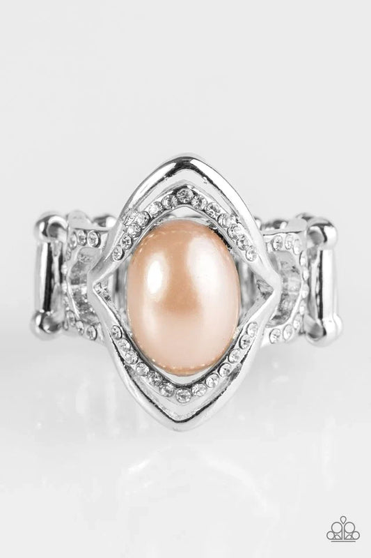 Paparazzi Ring ~ Positively Posh - Brown