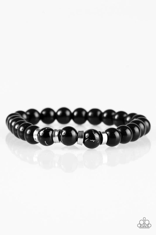 Paparazzi Bracelet ~ Composed - Black