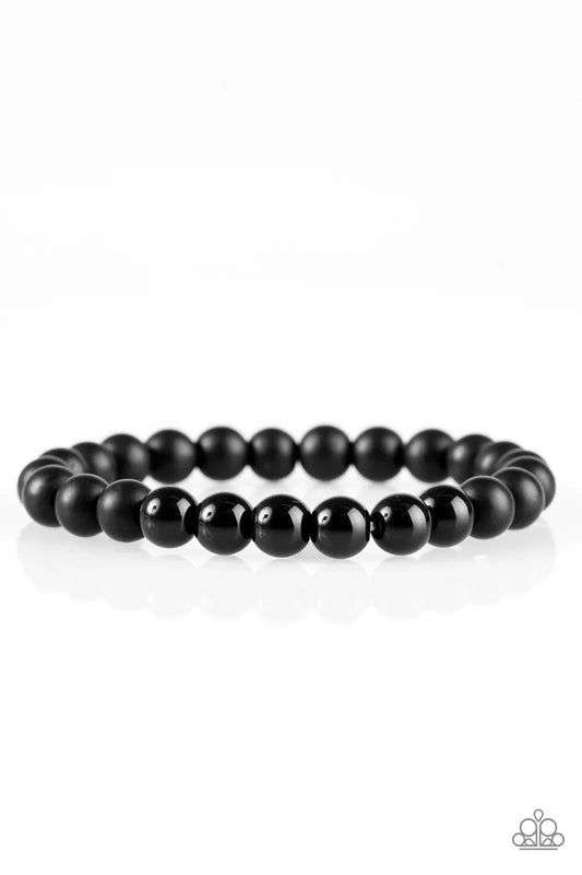 Paparazzi Bracelet ~ Confident - Black